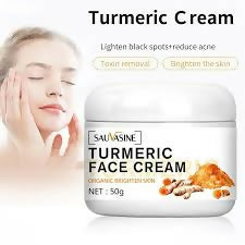 Sauvasine Turmeric Face Cream Organic Brighten Skin (50g)