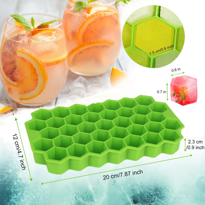 Multi Purpose 37 Grids Flexible Silicon Ice Cube Mould