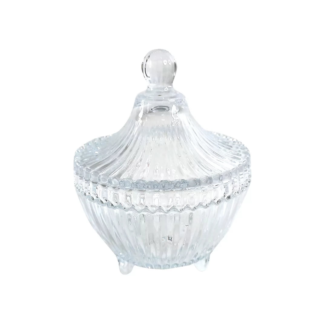 Elegant Glass Sugar Dish – 300ml