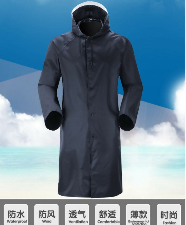 Adult raincoat with cap