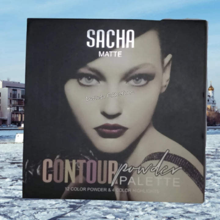 Sacha 16 Matte Contour Powder Palette