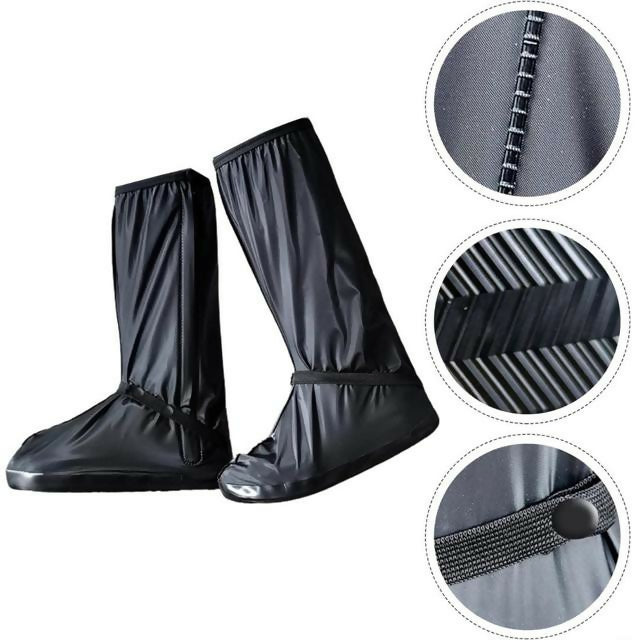 Water Resistant Reusable Rain Shoe, Foldable Thickened And Sturdy Shoe Cover, Rainproof Boot Cover