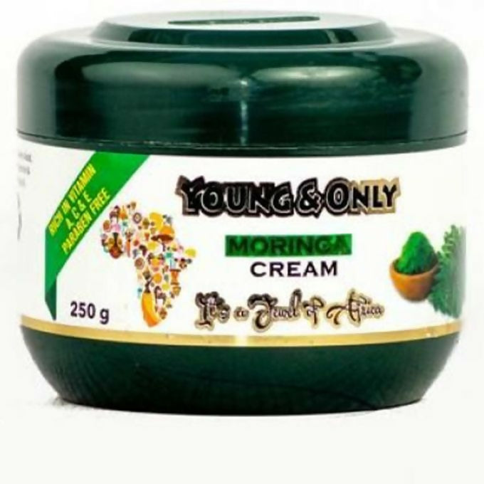 Young & Only Moringa Shea Butter 100% All Natural Unrefined Shea Butter