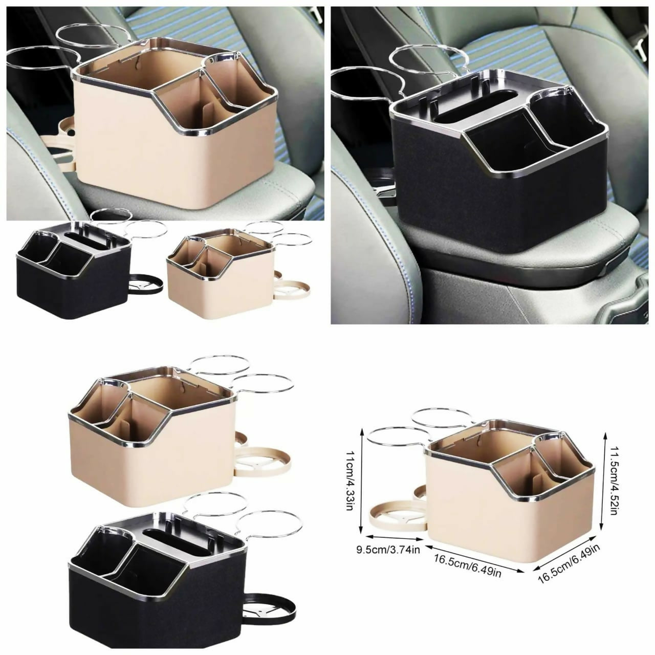 Large Capacity Car Armrest Storage Box