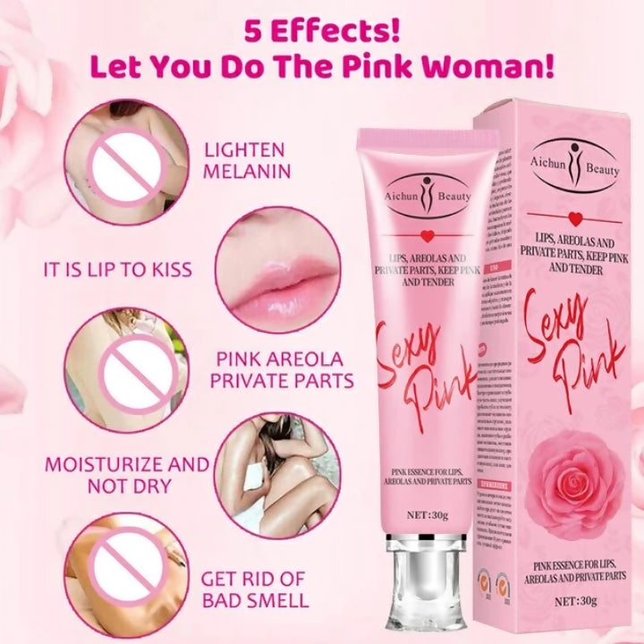 Aichun Beauty-Sexy Pink Essence For Lips Areolas And Private Parts Balm Gloss