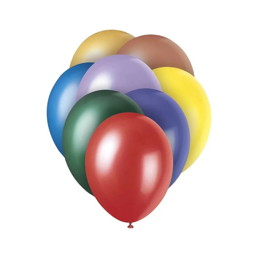 9″ Shiny Round Balloons – 100 Pcs per Pack