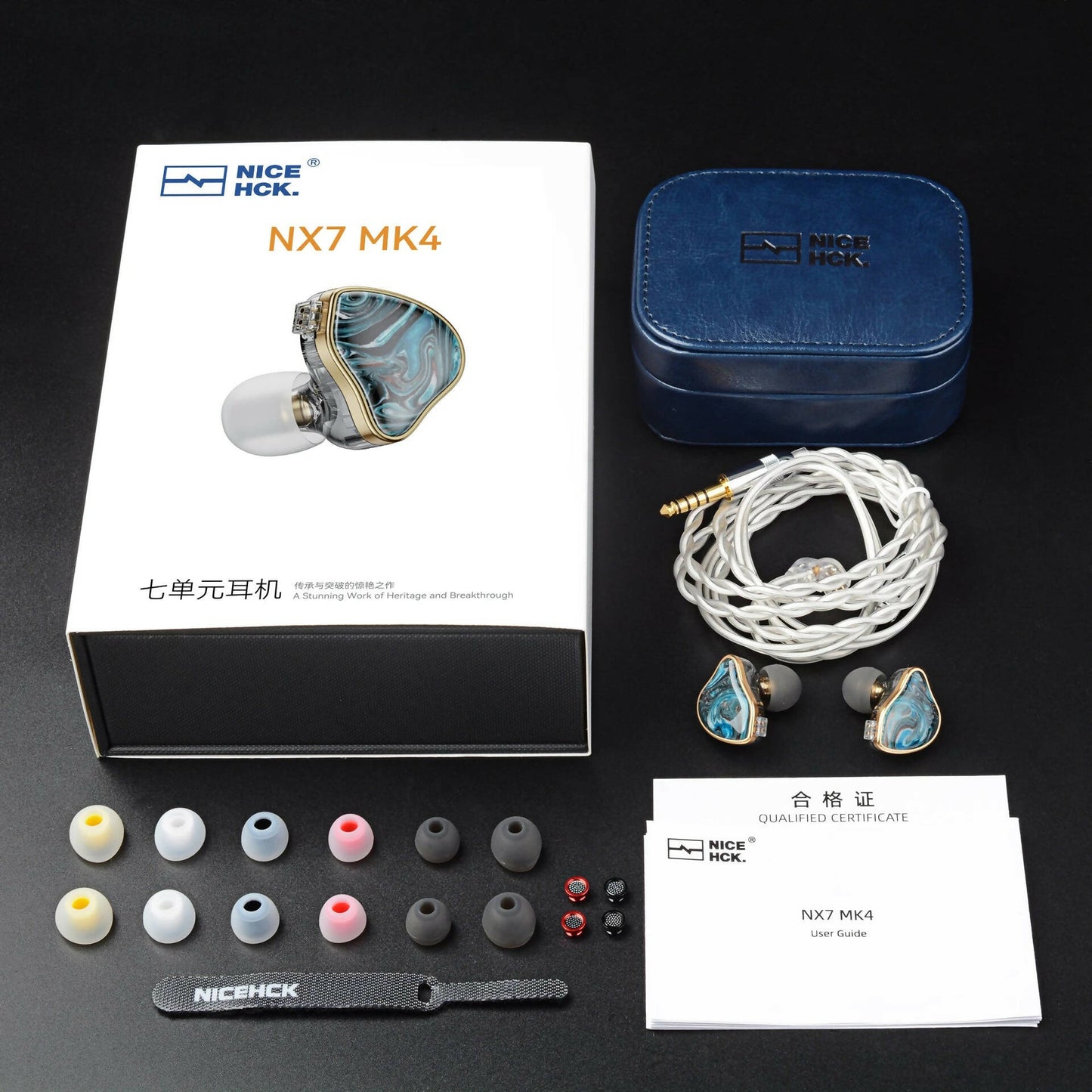 NiceHCK NX7MK4 MK4 Stabilized Wood HIFI Earbud 7 Driver Units Hybrid Audiophile Earphone With Replaceable Tuning Filters IEM MK3