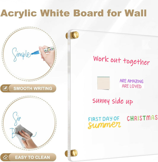 Acrylic Magnetic Notes Board