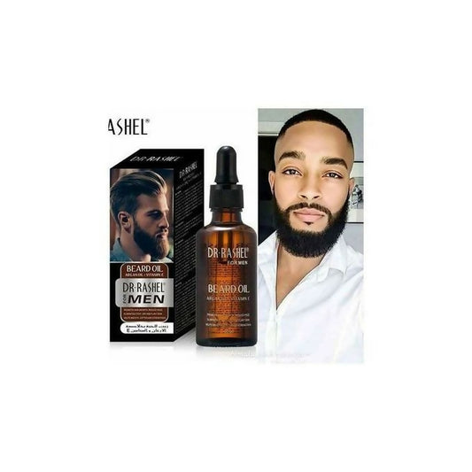 Dr. Rashel Beard Growth Oil With Argan Oil + Vitamin E For Men.