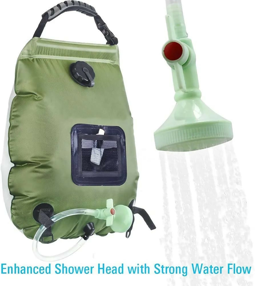 20L Solar Water Storage Bags Portable Camping Hiking Heating Shower Bathing Bags