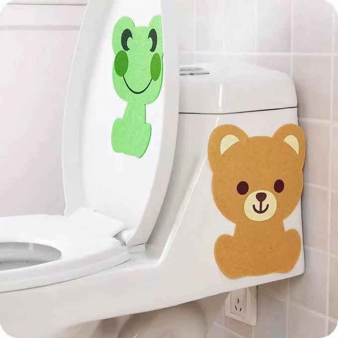 Scented Toilet Stickers for Decorating and Deodorizing the Toilet