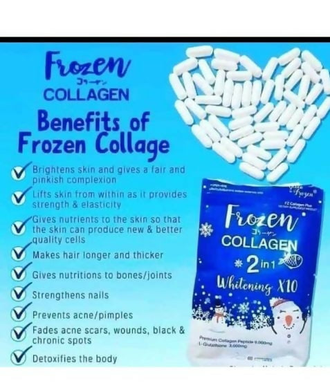 Frozen collagen 2 in 1 whitening 10X