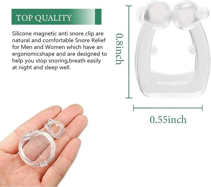 Quiet Sleep Aid Stop Snoring Nose Clip Set Anti Snore Apnea