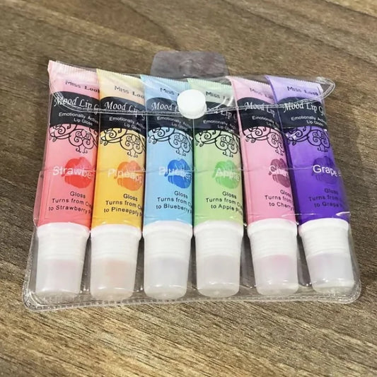 6Pcs/Set Mood Lip Gloss