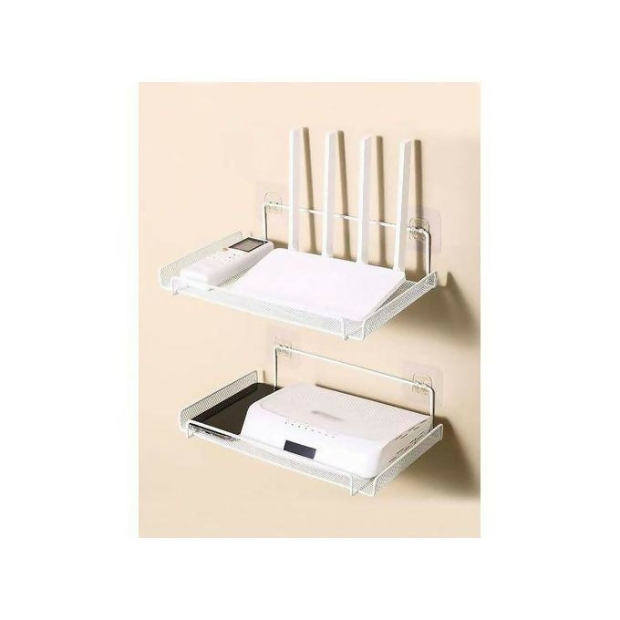 Wifi Router Storage Rack Holder Remote Control Bracket Holder Shelf