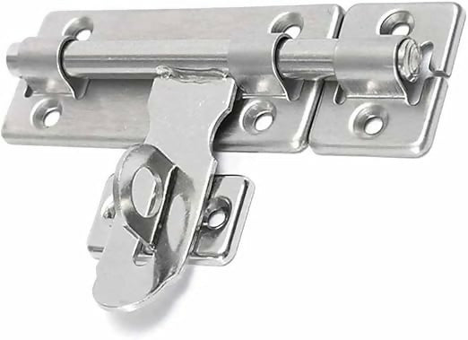 Youmei 8" Stainless Steel Barrel Bolt Latch Hasp Kit