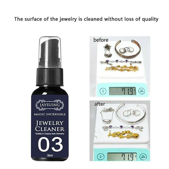 Jaysuing Jewelry Cleaner Watch Rings Spray Rust Remover Anti Tarnish Protection Diamond