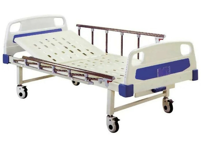 Adjustable Nursing two Crank Semi Fowler Hospital Bed.