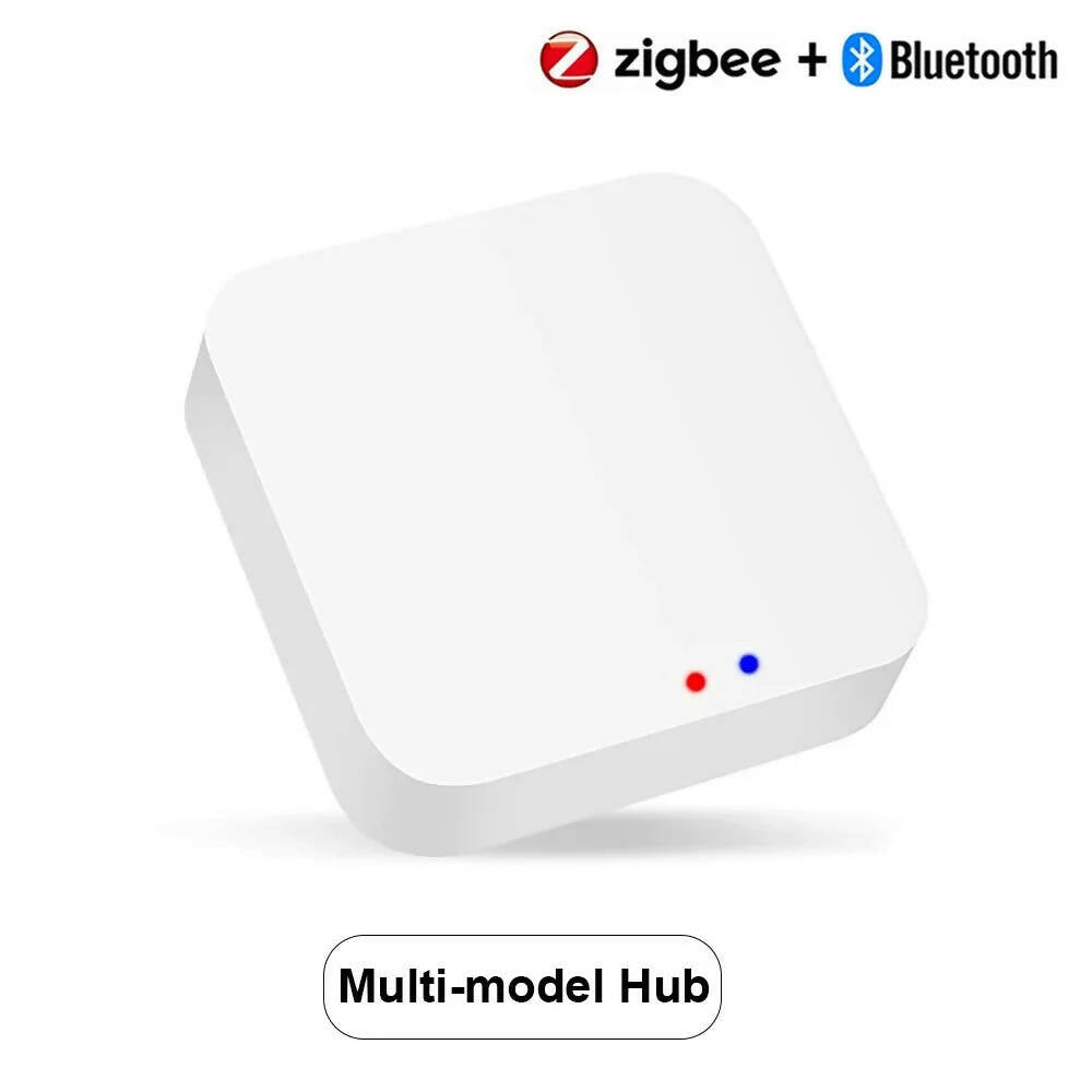 Tuya Zigbee 3.0 Smart Gateway Hub Multi-Mode Bridge Smart Home WiFi Bluetooth Gateway APP Control Works with Google Home Alexa