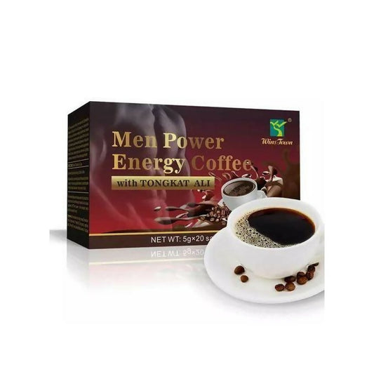 Wins town men power energy coffee with tongkat Ali - 100g