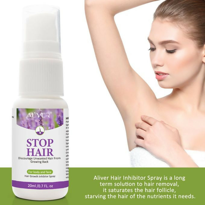 Aliver Powerful Permanent Painless Hair Inhibitor Stop Hair Growth