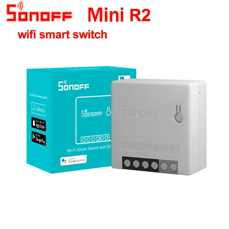 Sonoff Dual R3 Sonoff Mini R2 2 Way Wifi Smart Switch Smart Home Remote Control Wireless DIY Switch Work With Alexa Google Home