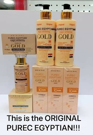 Pure Egyptian Magic Whitening Gold Face And Body Lotion