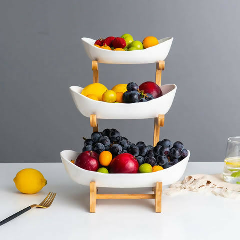 3-tier fruit bowl candy bowl Snack