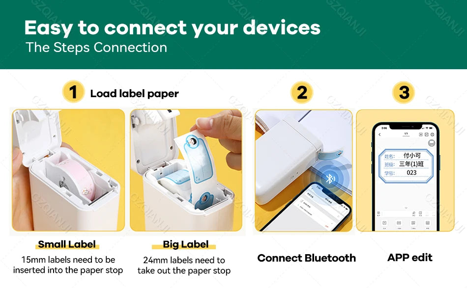 Niimbot D101 Thermal Label Sticker Printer Inkless Portable Pocket Barcode Maker Labeller Mobile USE Machine D11 D110 Plus 24mm