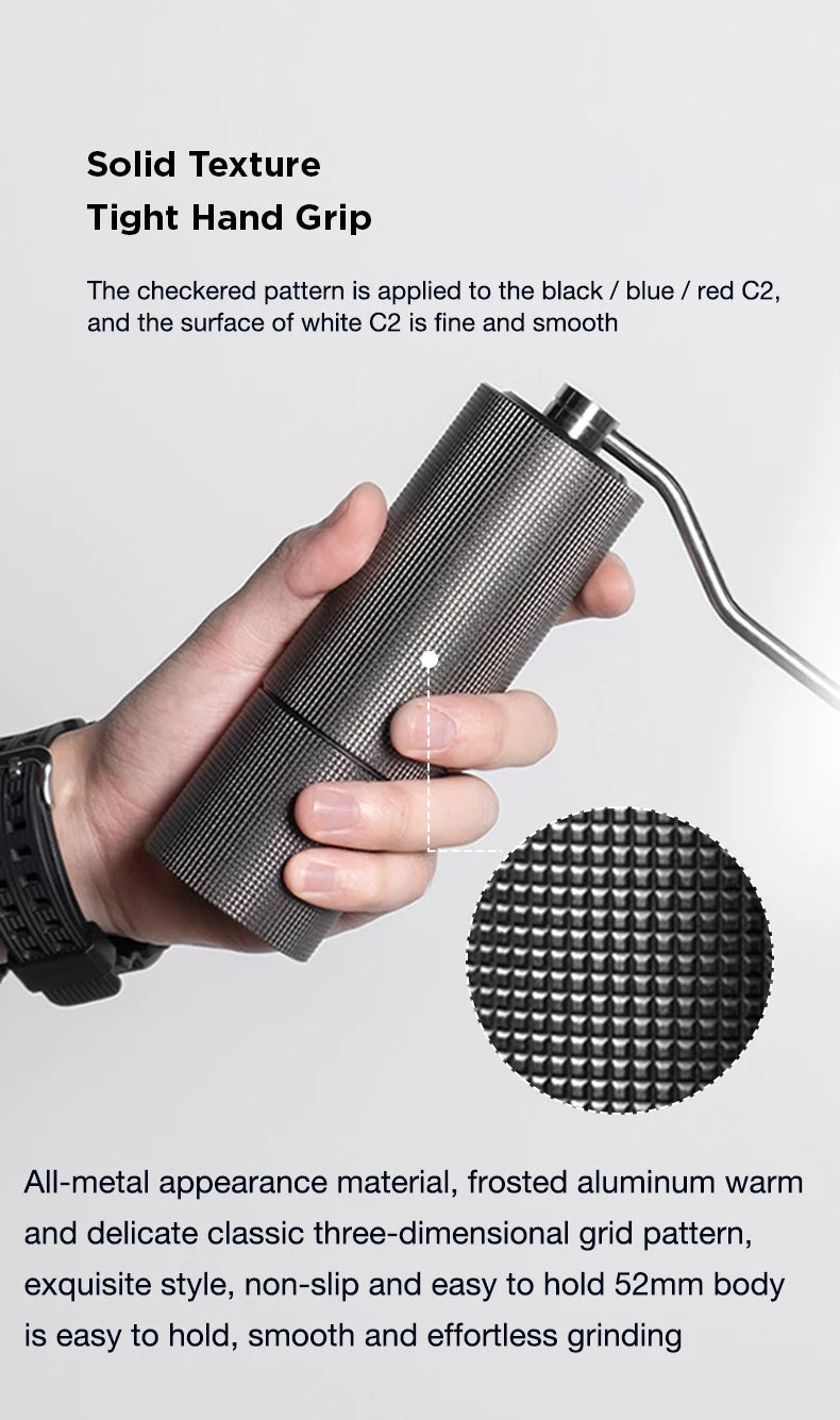 TIMEMORE Chestnut C2 Upgrade Portable Coffee Grinder Hand Manual Grinder Grind Machine Mill With Double Bearing Positioning
