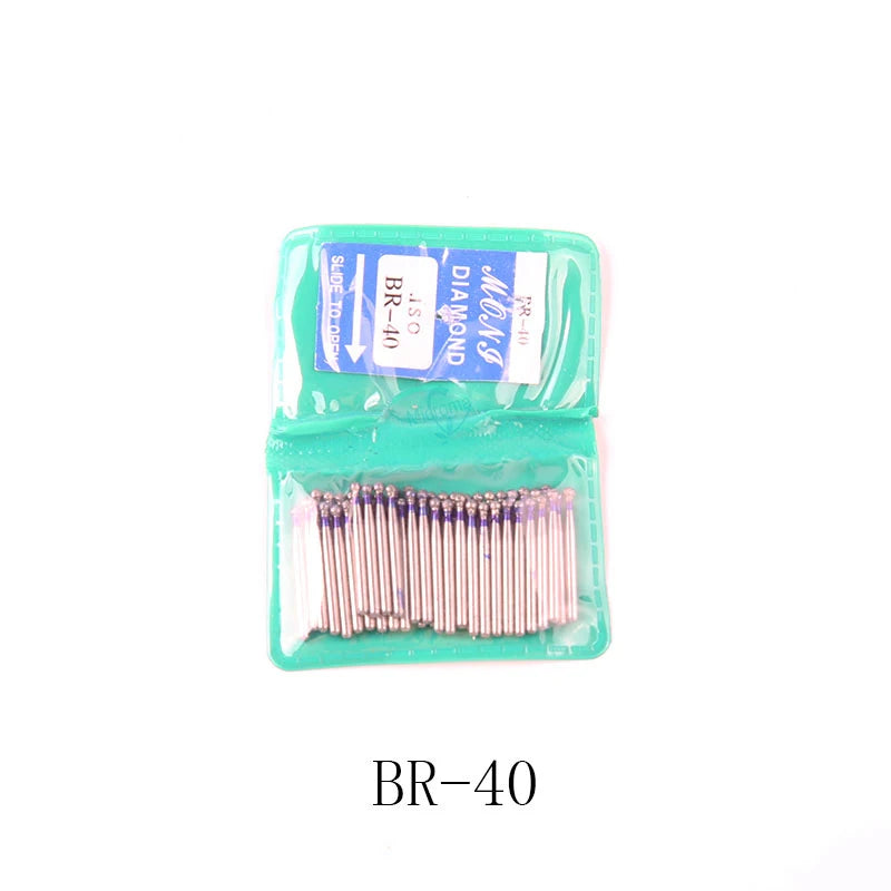 50pcs Dental Teeth Polishing Burs Dental Diamond Polishers for Polishing Smoothing Teeth Polishers