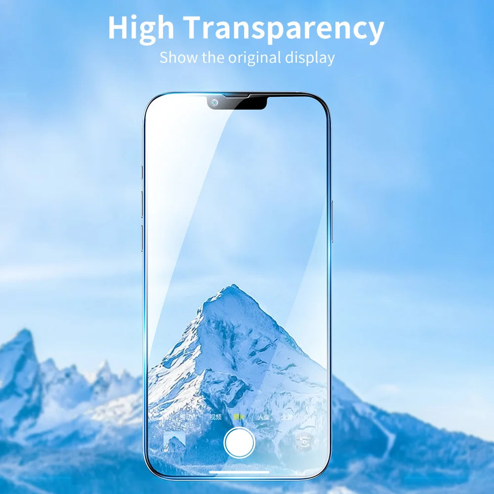 SmartDevil for iPhone 14 11 Full Cover Tempered Glass for iPhone 13 Pro Max 12 mini 7 8 X XS XR SE 3 2020 Screen Protector HD