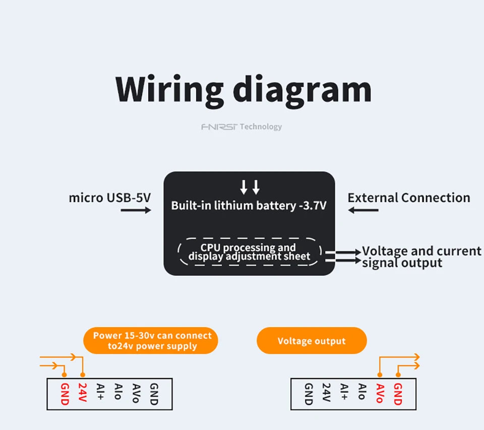 FNIRSI SG-002 Digital 4-20mA 0-10V Voltage Gerador de sinal Current Transmitter Professional Electronic Measuring Instruments