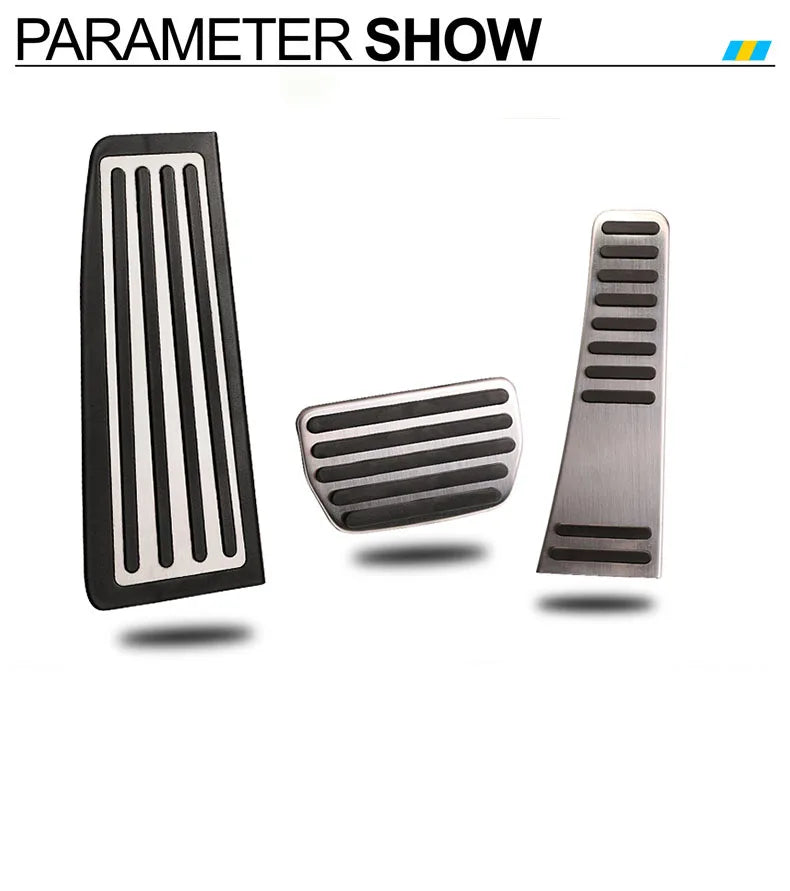 Car Accelerator Brake Pedal Footrest Pedal Plate Cover For Volvo XC60 XC90 S90 v90 s60 v60 xc40 Accessories 2022-25