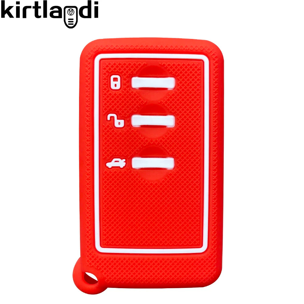 Kirtlandi Key Cover Case Holder for Subaru Forester Outback Legacy XV 3 Buttons Smart Fob Set Car Accessories Keychan Protective