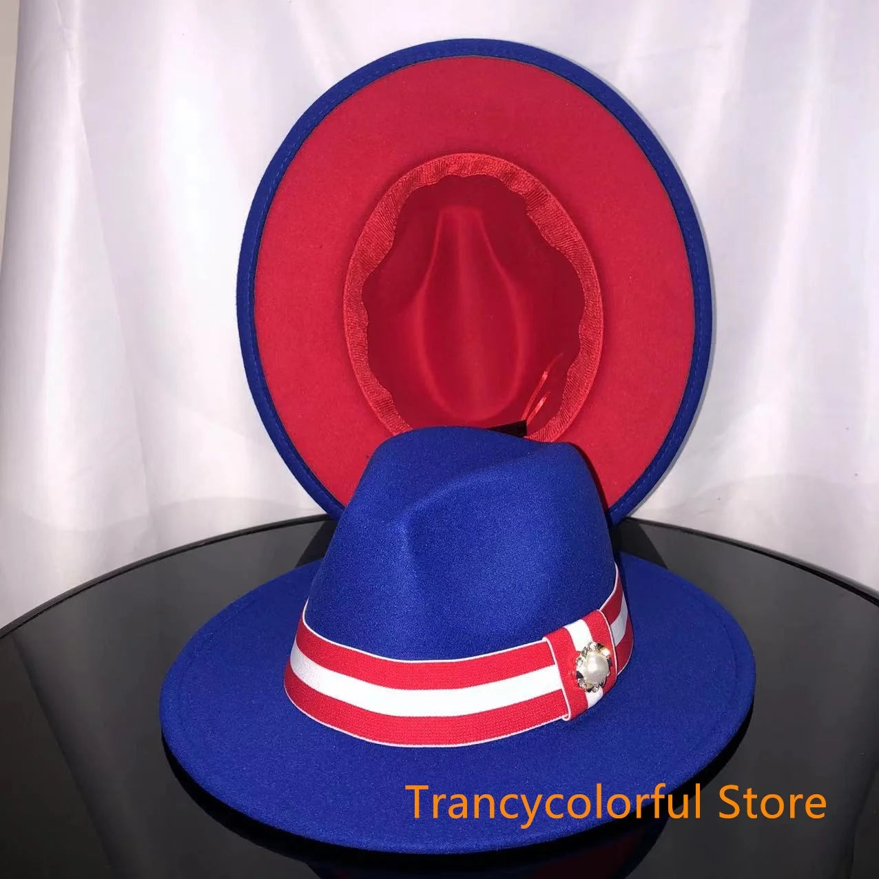 Fedora hat men and women jazz hat stretch ribbon accessories white top hat church men's winter hat шапка женскаязима 2021