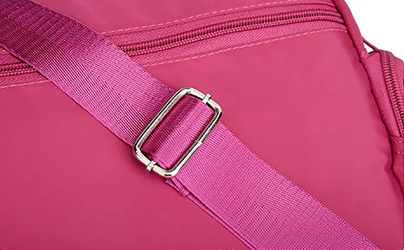 Large Capacity Women Crossbody Bag Waterproof Tote Casual Nylon Shoulder Bag Purse Handbag Lightweight Travel Messenger Bag