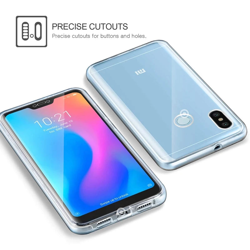 360 Full Silicone Case for Xiaomi Redmi Note 13 14 Pro Plus 12S 11S 10S 9 8 7 Pro 9S 14C 14T 13T 12T 11T 10T Poco X6 X5 X4 X3 F3