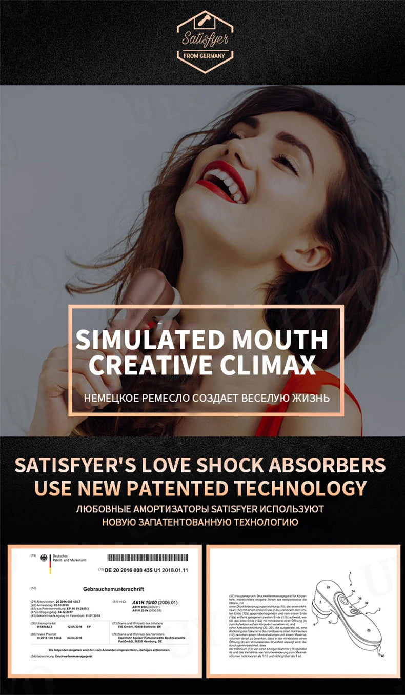 German satisfyer pro 2 Sucking Vibrators female Clit Stimulation Vibration Nipple Sucker clitoris vibrators for women sex toys
