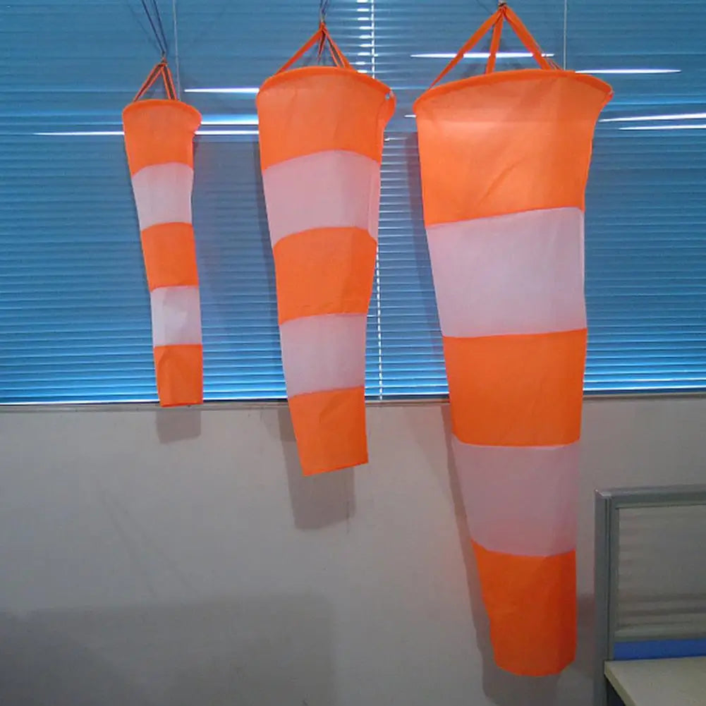 White And Red Fluoerscence Waterproof Wind Sock Wind Sleeve Waterproof Wind Vane Windbag Scale Airport Windsock