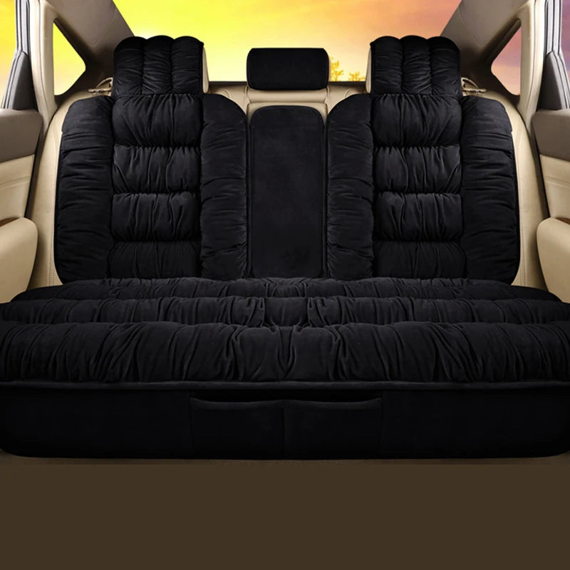 Plush Car Seat Cover Universal Seat Covers Protector Automobiles Seat Cushion Warm Carpet Mat Winter Seat-cover Car-Styling