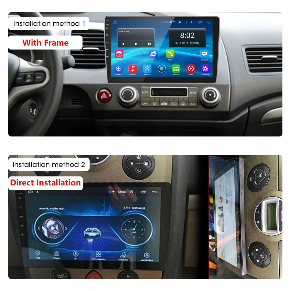 Srnubi Car Radio 2 Din Android 12 Auto Carplay Universal 7" 9" Multimedia Player for Nissan Honda Toyota Lada Volkswagen Hyundai
