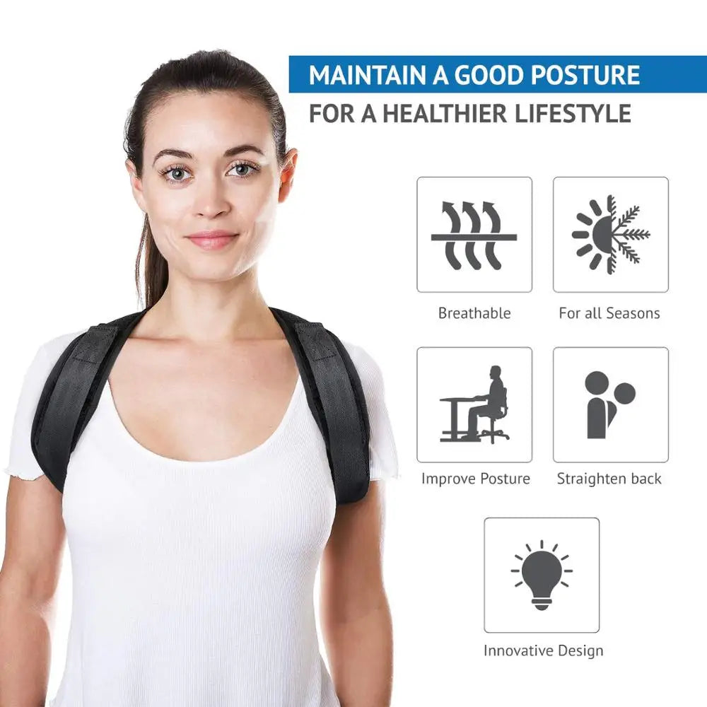 Adjustable Therapy Posture Corrector for Men Shoulder Support Back Brace Posture Correction Back Support Shoulder Belt