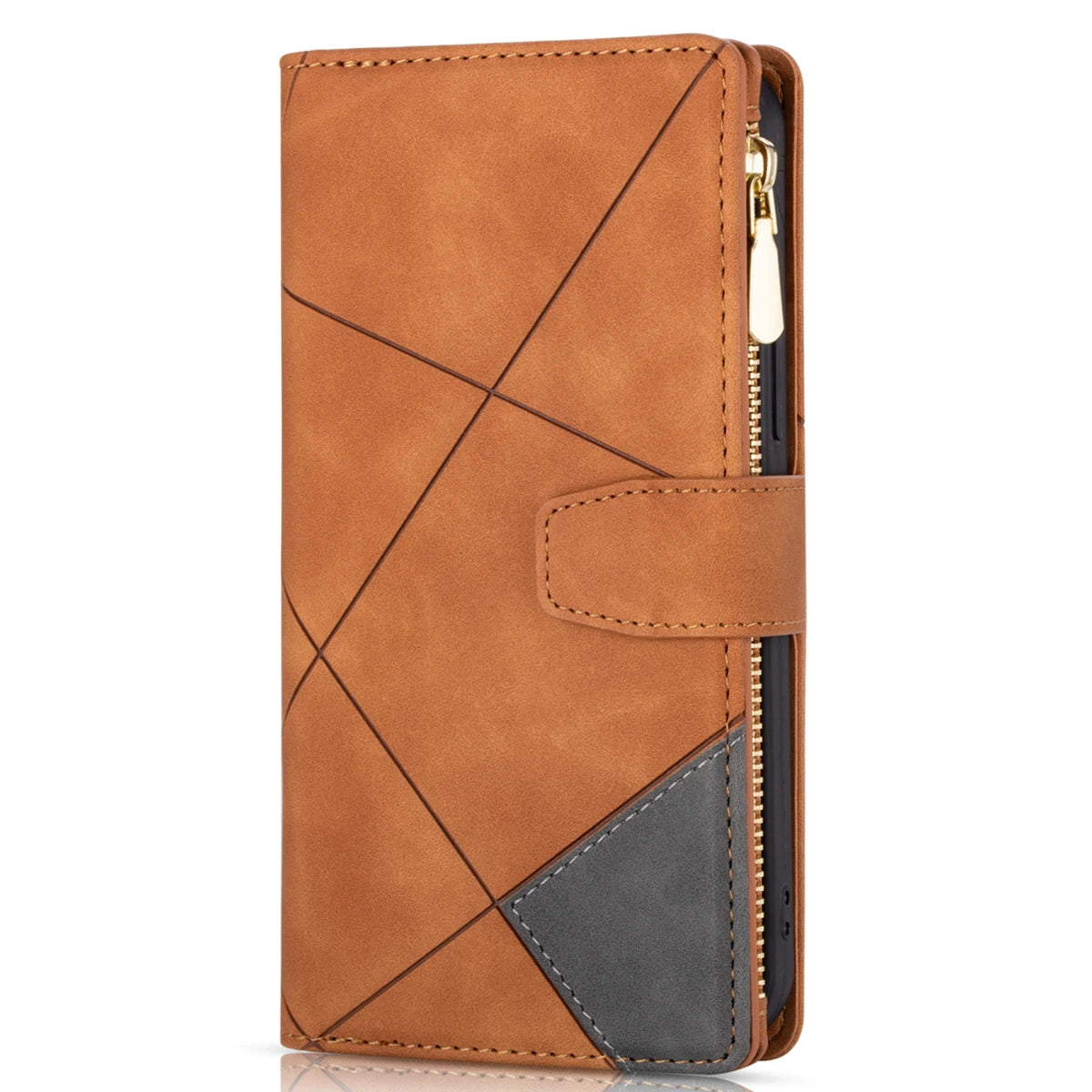 Flip Leather Case For XiaoMi 14T 13T 12T 11T 11 Lite Redmi Note 15 14 13 11S 12 Pro Plus Zipper Card Slot Wallet Bag Cover