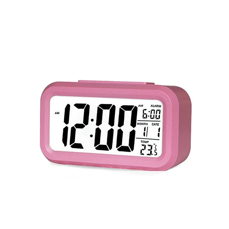 USB/AAA  Clocks LED Wooden Alarm Clock Watch Table Voice Control Digital Wood Despertador Electronic Desktop Table Decor