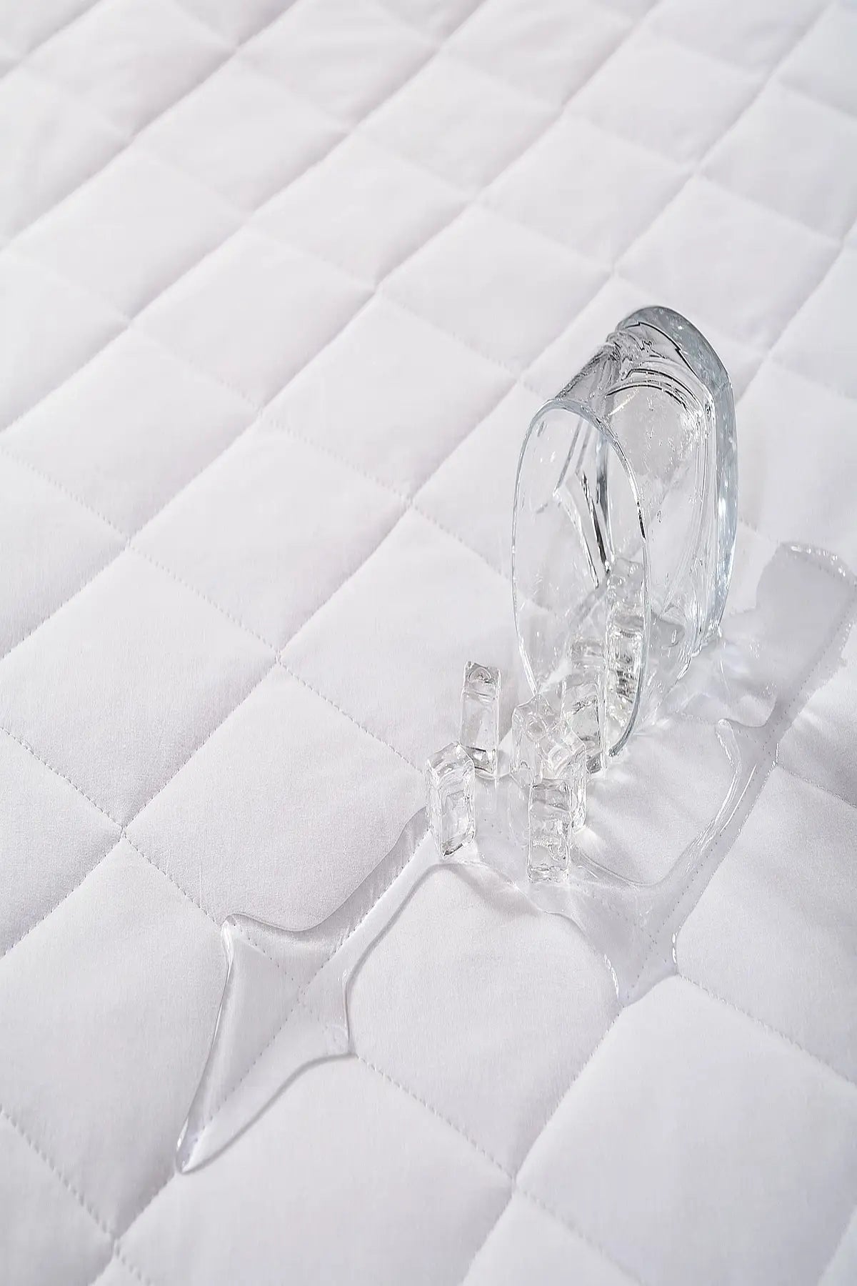 Quilted Fitted Water Liquid Waterproof Mattress Protector Mattress Pad 100 cm x 200 cm