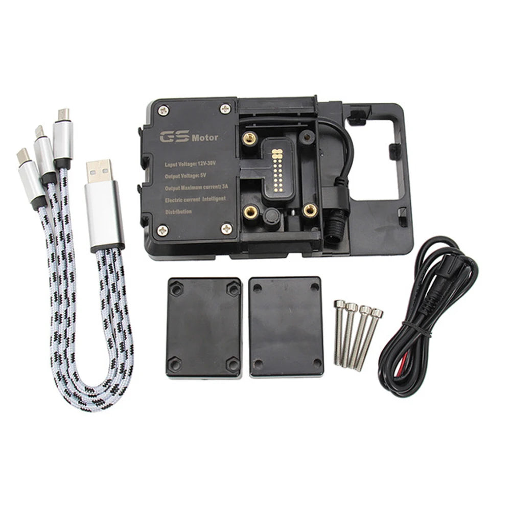 New Motorcycle For BMW R 1200 RT -2009 R1200RT 2010-2013 Navigation Bracket GPS Navigator USB Charging Phone Holder 2014-2019