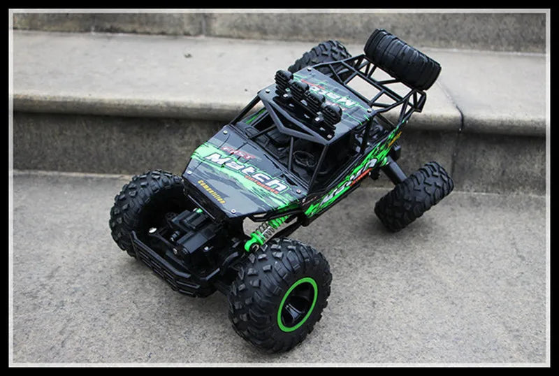 New 4WD Remote Control Car With Led Lights Radio RC Buggy Off-Road Drift Trucks RTR Vehicle Gifts Toy for Children Boy Kid Adult