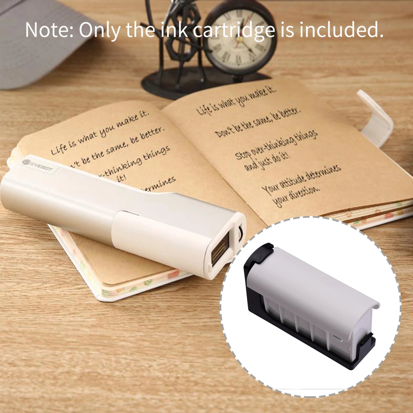 Evebot PrintPods Handheld Printers for Absorbent Surfaces Mini Wireless Smart Printing Machine Pattern Logo QR Code DIY Tattoos