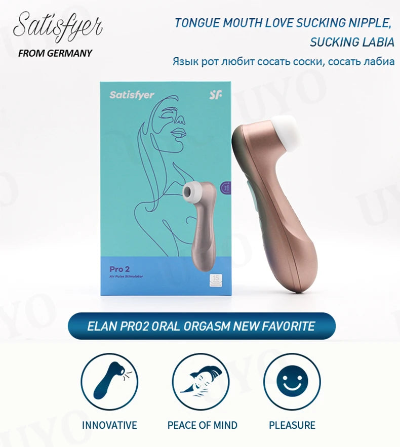 German satisfyer pro 2 Sucking Vibrators female Clit Stimulation Vibration Nipple Sucker clitoris vibrators for women sex toys